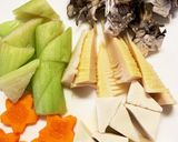 圧力鍋で簡単♡食物繊維豊富♡蓮芋筍の煮物作り方2写真