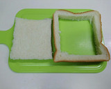 半熟たまごとマヨハムチーズのトースト作り方1写真