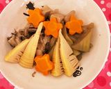 圧力鍋で簡単♡食物繊維豊富♡蓮芋筍の煮物作り方7写真