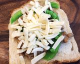 簡単薬膳⭐︎納豆チーズトースト作り方3写真