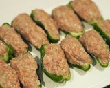 バター醤油と出汁香る♪ピーマンの肉詰め作り方3写真