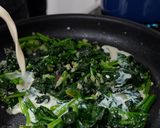9分完成　ほうれん草のクリームソース作り方8写真