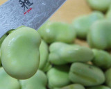 あさりとそら豆のガリバタ焼き作り方1写真