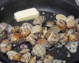 あさりとそら豆のガリバタ焼き作り方3写真