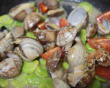 あさりとそら豆のガリバタ焼き作り方5写真