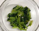 小松菜の醤油ごま油あえ作り方5写真
