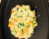 ぷりぷりえびとチーズのお好み焼き作り方8写真