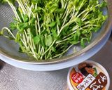 豆苗とサバ缶のさっと煮作り方1写真