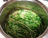 豆苗とサバ缶のさっと煮作り方2写真