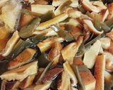 出汁とり後の干し椎茸と昆布の佃煮作り方7写真