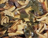 出汁とり後の干し椎茸と昆布の佃煮作り方9写真