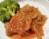 豚ロースでトロトロ♡スイスステーキ煮作り方9写真