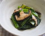 小松菜と椎茸のナムル♪椎茸は厚めに♪作り方6写真