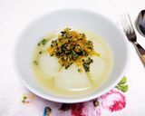 新玉まるごとコンソメスープ★香草パン粉作り方5写真