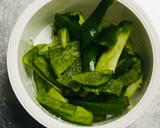 モヤシのカレー炒め カニカマ・緑の野菜作り方2写真