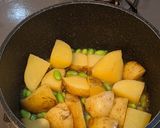 【お弁当にも】新じゃがと枝豆の炒め煮作り方3写真