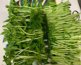 レンジで簡単！豚肉と舞茸と豆苗の温サラダ作り方1写真