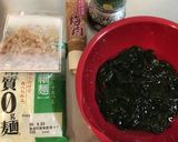 糖質ゼロ麺で！梅そうめん風♪作り方1写真
