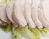 超簡単 ふわふわの蒸し鶏 胸肉を圧力鍋で作り方6写真