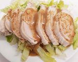 超簡単 ふわふわの蒸し鶏 胸肉を圧力鍋で作り方7写真