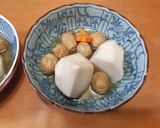 親芋と根菜つくねの煮物作り方3写真