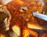 圧力鍋で柔らか♡牛スネ肉の煮込みステーキ作り方7写真