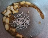 簡単★赤みず菜としらすのペペロンチーノ作り方4写真