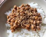 納豆と梅干しのご飯作り方3写真
