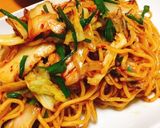 キムチ焼きそば作り方4写真