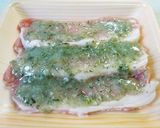 キャンプ飯豚肉の塩麹とハーブとハチミツと作り方3写真