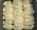 肉汁溢れるにらたっぷり餃子作り方6写真