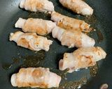 豚肉ロールときのこの煮込み作り方4写真