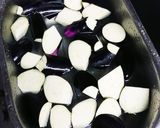 豆板醤も油もナシ♪ヘルシー麻婆茄子豆腐作り方3写真