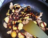 10分おかず！豚肉となす味噌炒め作り方5写真
