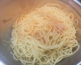 ツナと塩昆布の即席 和風パスタ~♪作り方3写真