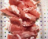 豚肉とウドの金平作り方4写真