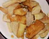 たけのことさつま揚げとひじきの煮物作り方4写真