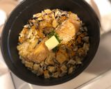 骨なし甘鮭で簡単炊き込みご飯作り方3写真