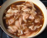 カロリーオフ！鶏むね肉のすき焼き風作り方6写真