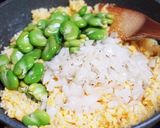 空豆と新玉葱の炒飯作り方9写真