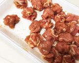 豚薄切り肉のコロコロ竜田揚げ作り方2写真