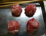 簡単！豚こま竜田揚げ☆ぎゅっとん作り方1写真