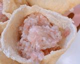 斬新！油揚げで包む！煮込みハンバーグ！作り方6写真