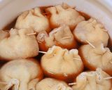 斬新！油揚げで包む！煮込みハンバーグ！作り方11写真