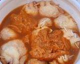 斬新！油揚げで包む！煮込みハンバーグ！作り方13写真