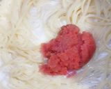 簡単たらこのクリームパスタ作り方6写真