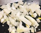 赤らっきょうと絹さやのオープンオムレツ作り方5写真