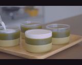 抹茶ムースとゼリーのグラスデザート作り方25写真
