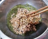 納豆めかぶと野菜の和え物作り方2写真