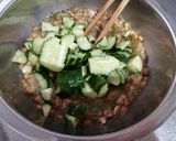 納豆めかぶと野菜の和え物作り方3写真